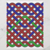 Blue, Green and Red Celtic Knots (Front)