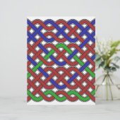 Blue, Green and Red Celtic Knots (Standing Front)