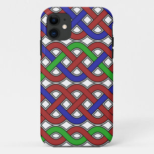 Blue, Green and Red Celtic Knots iPhone 11 Case