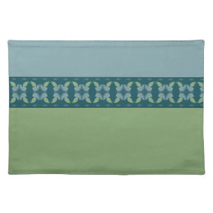 Blue Green And Turquoise Cloth Placemat