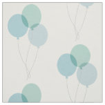 Blue &amp; Green Balloon Pattern Fabric