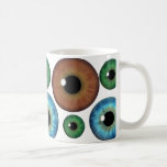 Blue Green Brown Eyeballs Cool Custom Mug at Zazzle