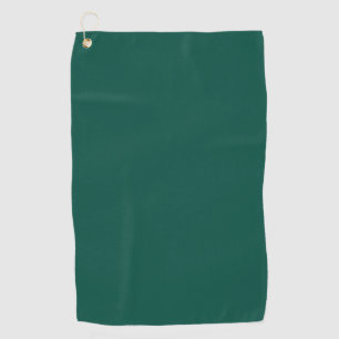 Blue-green (color wheel) Deep Sea Green Golf Towel