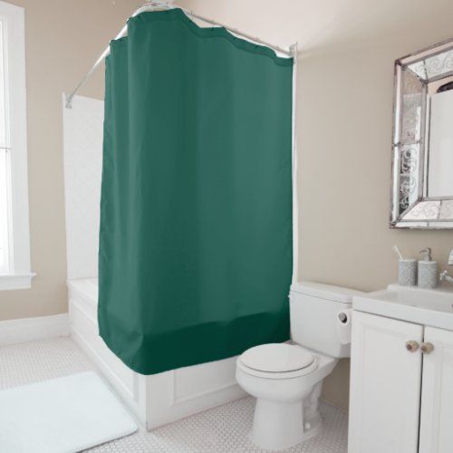 Blue_green color wheel Deep Sea Green  Shower Curtain