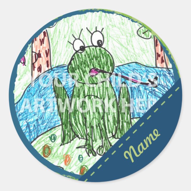 Blue & Green Dash Stickers  $6.75 (Front)