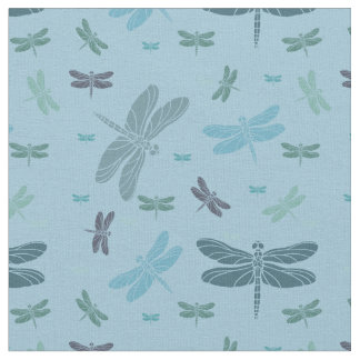 Dragonfly Fabric | Zazzle