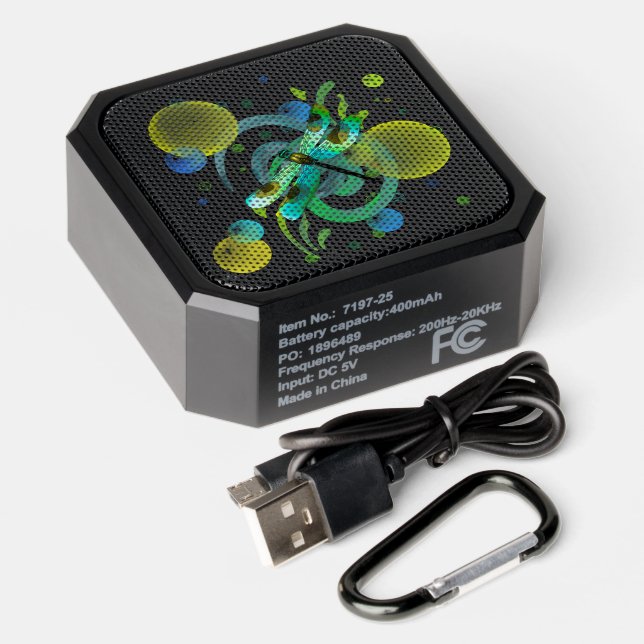 Blue Green Dragonfly  Bluetooth Speaker (Laydown)