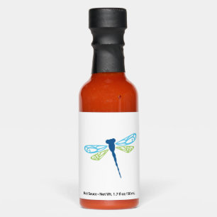 Blue & Green Dragonfly Hot Sauces