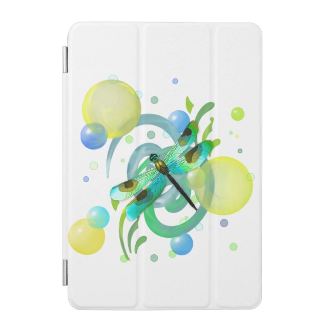 Blue Green Dragonfly  iPad Mini Cover (Front)