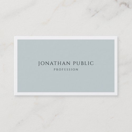 Blue Green Elegant Simple Modern Design Template Business Card