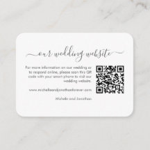 Blue Green Eucalyptus Wedding RSVP Details QR Code