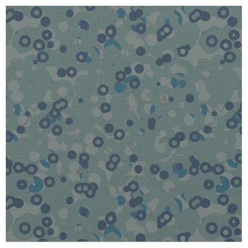 blue green geometric fabric