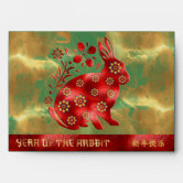 CHANEL, Accessories, New Chanel 223 Lunar Chinese New Year Bunny Rabbit  Card Notecard Envelope