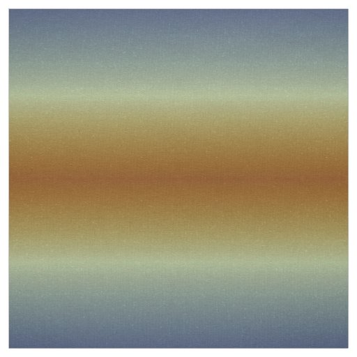 Blue, Green & Gold Desert Ombre Fabric