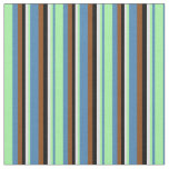 [ Thumbnail: Blue, Green, Lavender, Black, and Brown Colored Fabric ]