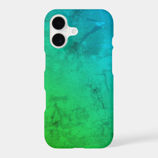 Blue green marble , rainbow art iPhone 17 case