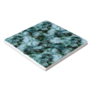 Blue Green marble   Trivet