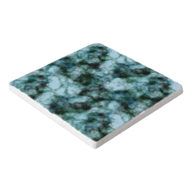 Blue Green marble   Trivet (Corner)