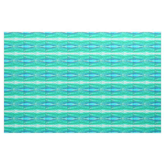 blue/green maui wave pattern fabric (Yard)