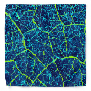 Blue/Green Nature Abstract Bandana