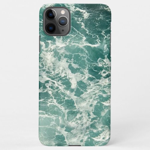 Blue Green Ocean Waves iPhone 11Pro Max Case