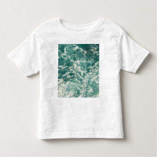 Blue Green Ocean Waves Toddler T-shirt