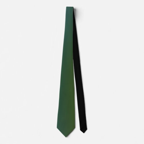Blue Green Ombre Gradient Blur Abstract Design Neck Tie
