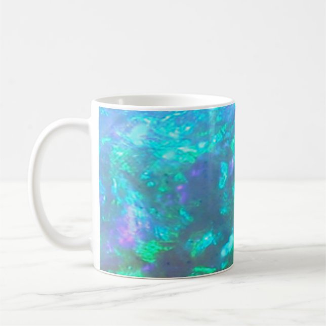 Blue Green Opal - Mugs (Left)