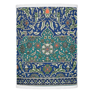 Blue Green Orange Teal Ornate Arabic Pattern Lamp Shade