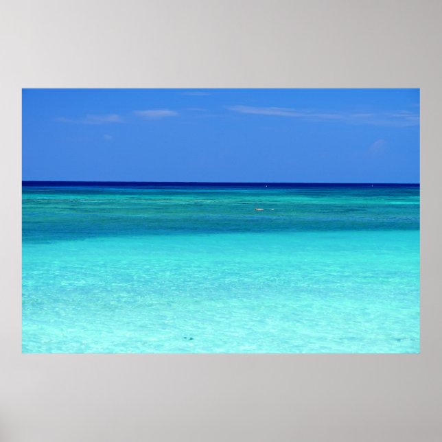 Blue Green Paradise Poster (Front)