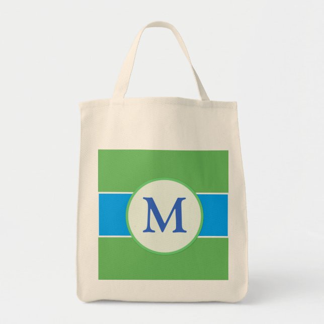 Blue Green Pattern Bags (Front)