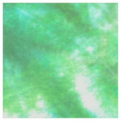 Blue, Green, Pink Kaleidoscope Tie-Dye Fabric