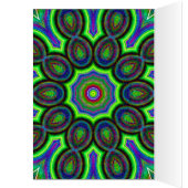 Blue, Green, Pink, Yellow Kaleidoscope (Inside (Left))