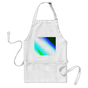 Blue green rainbow abstract texture pattern art  t adult apron