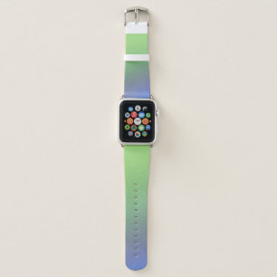 Blue green rainbow abstract texture pattern art t apple watch band