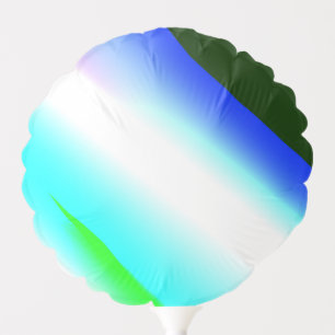 Blue green rainbow abstract texture pattern art t balloon