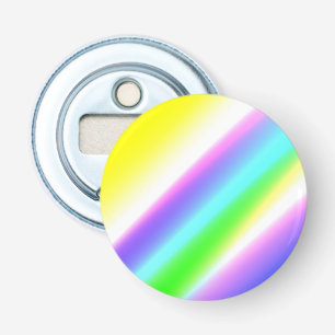 Blue green rainbow abstract texture pattern art t bottle opener