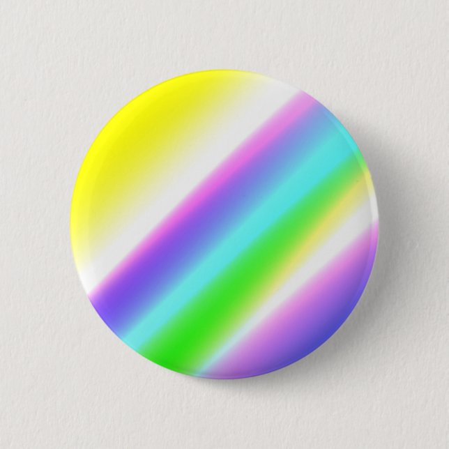 Blue green rainbow abstract texture pattern art  t button (Front)