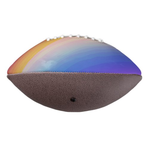 Blue green rainbow abstract texture pattern art  t football