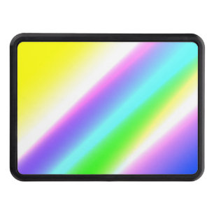 Blue green rainbow abstract texture pattern art t hitch cover