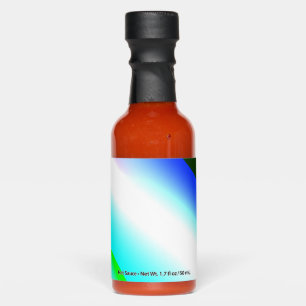 Blue green rainbow abstract texture pattern art t hot sauces