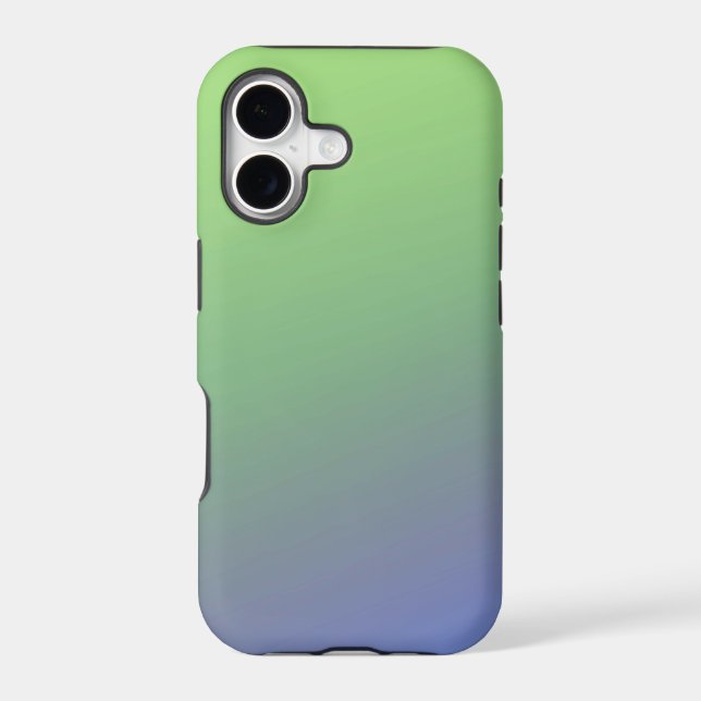Blue green rainbow abstract texture pattern art  t iphone case (Back)