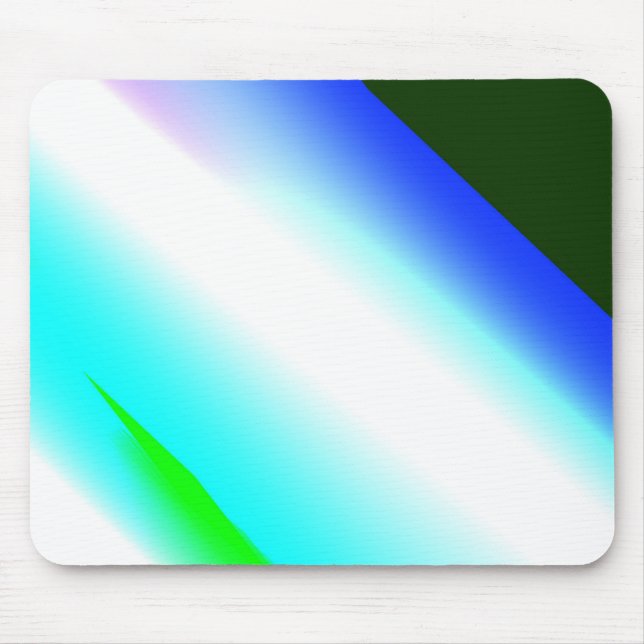 Blue green rainbow abstract texture pattern art  t mouse pad (Front)