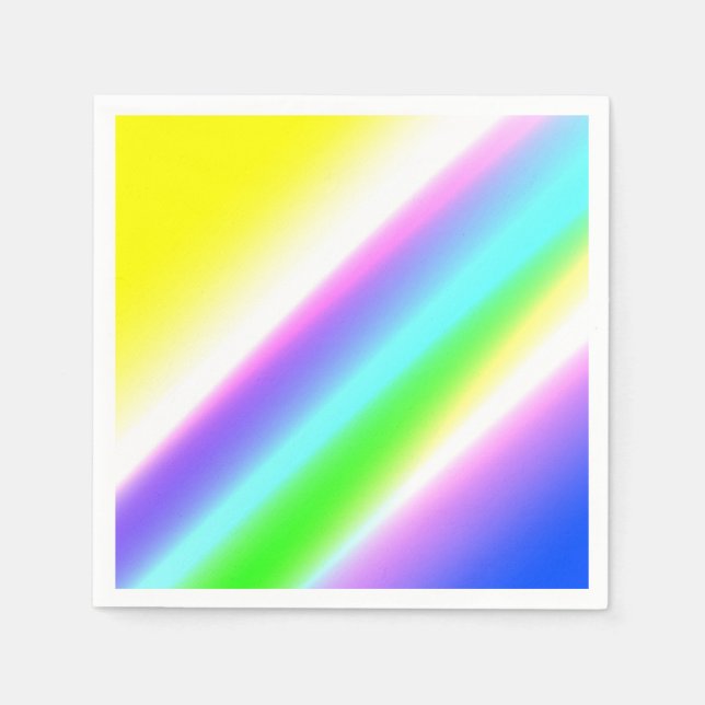 Blue green rainbow abstract texture pattern art  t napkins (Front)