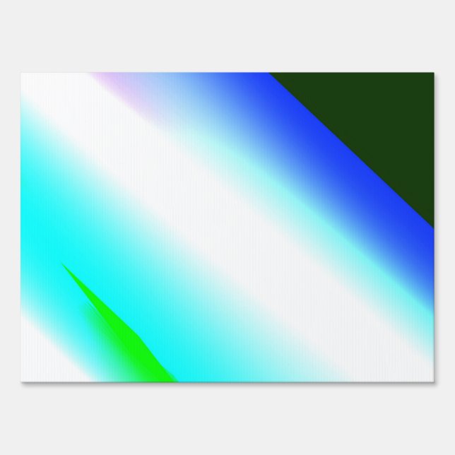 Blue green rainbow abstract texture pattern art  t sign (Front)