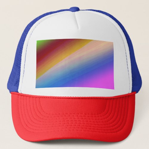 Blue green rainbow abstract texture pattern art  t trucker hat