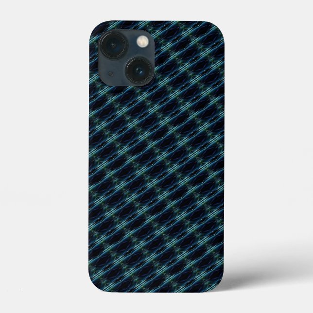 Blue Green Rainbow Stars Pattern Case-Mate iPhone Case (Back)
