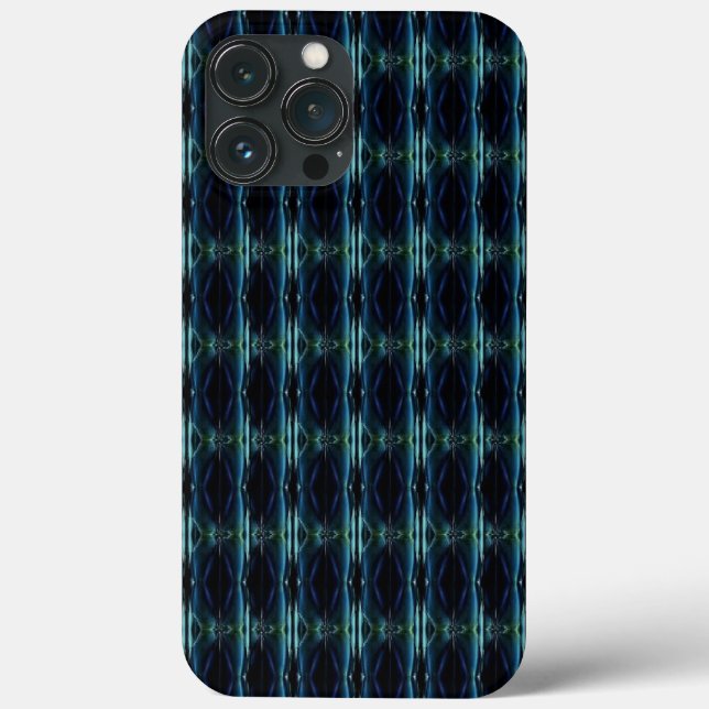 Blue Green Rainbow Stars Pattern Case-Mate iPhone Case (Back)