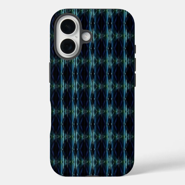 Blue Green Rainbow Stars Pattern Case-Mate iPhone Case (Back)