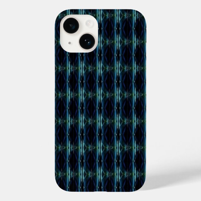 Blue Green Rainbow Stars Pattern Case-Mate iPhone Case (Back)